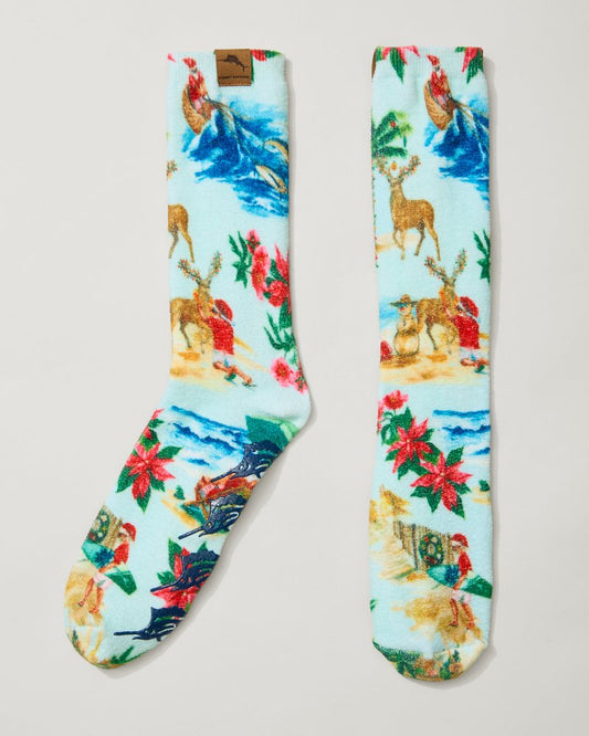 Tommy Bahama Island Soft® Holiday Santa Socks