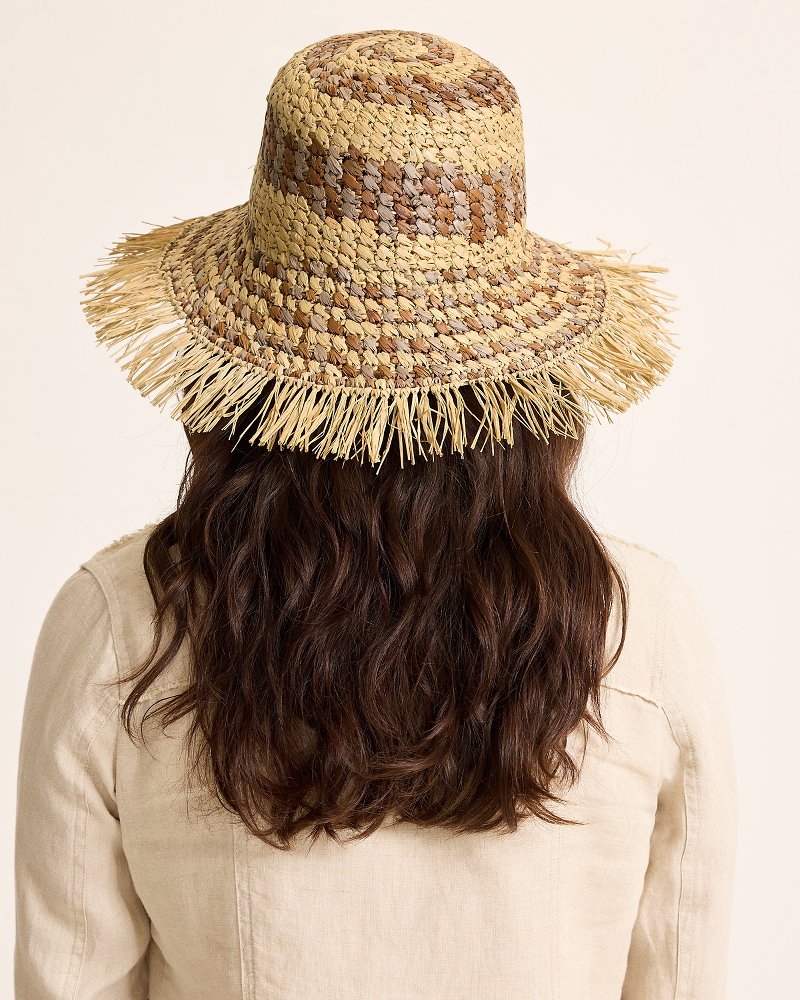 Tommy Bahama Waverly Frayed Edge Raffia Sun Hat