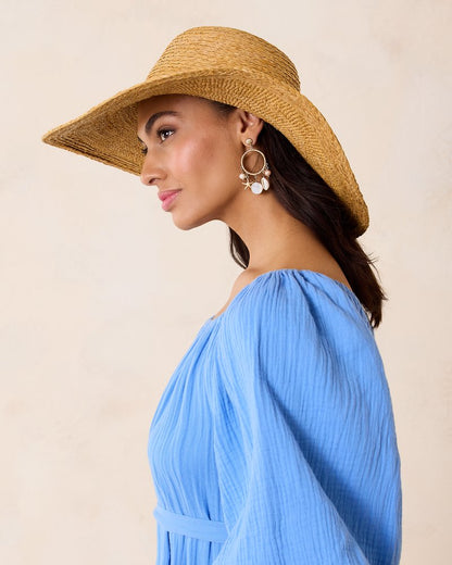 Tommy Bahama Raffia Braided Floppy Hat