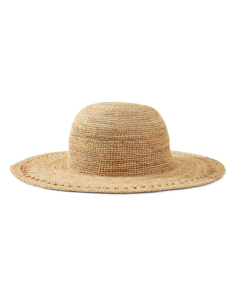 Tommy Bahama Isla Crochet Raffia Sun Hat