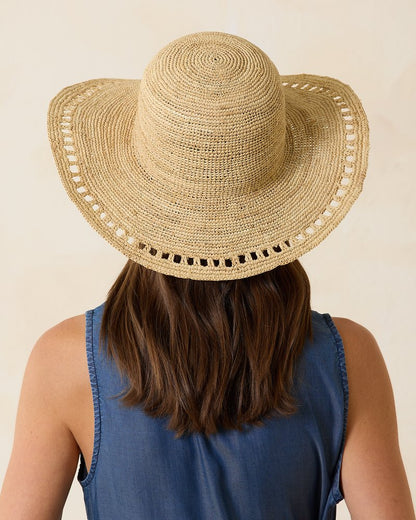 Tommy Bahama Isla Crochet Raffia Sun Hat