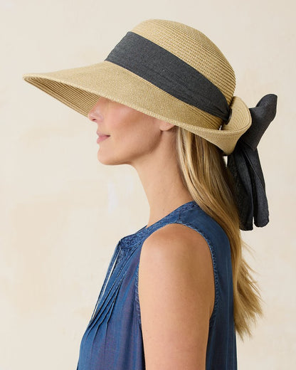 Tommy Bahama Ultra-Braid Bow Sun Hat