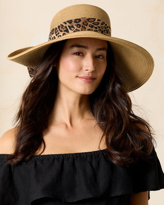 Tommy Bahama Ultra-Braid Fold Back Bow Hat