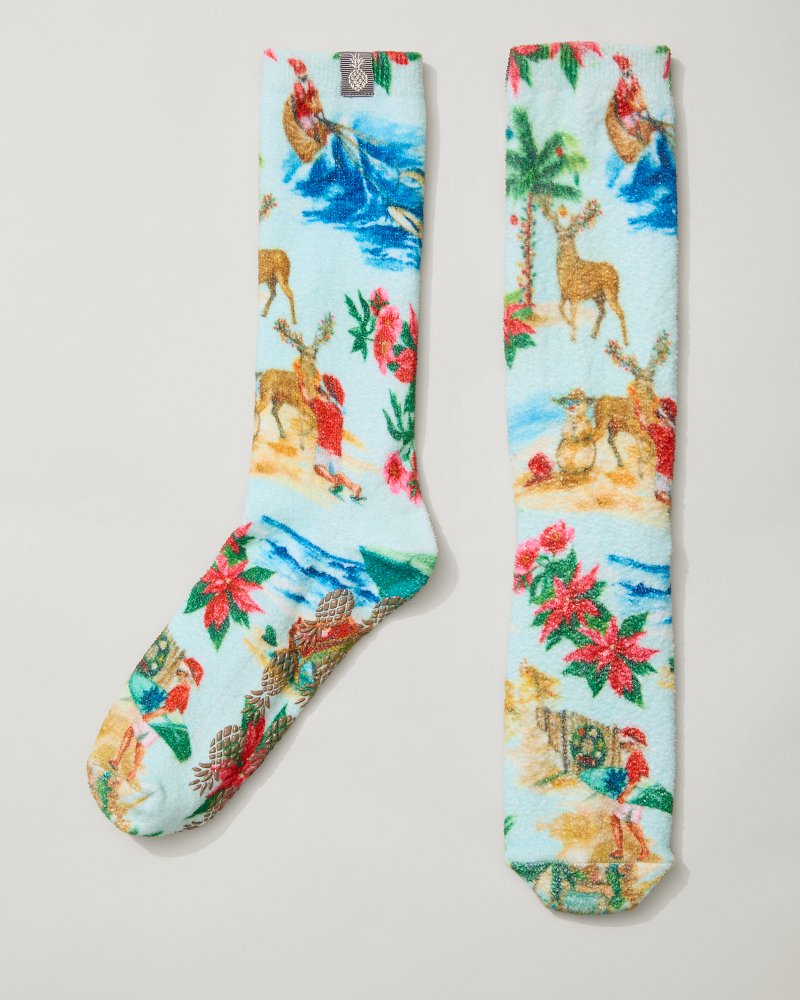 Tommy Bahama Island Soft® Holiday Santa Socks