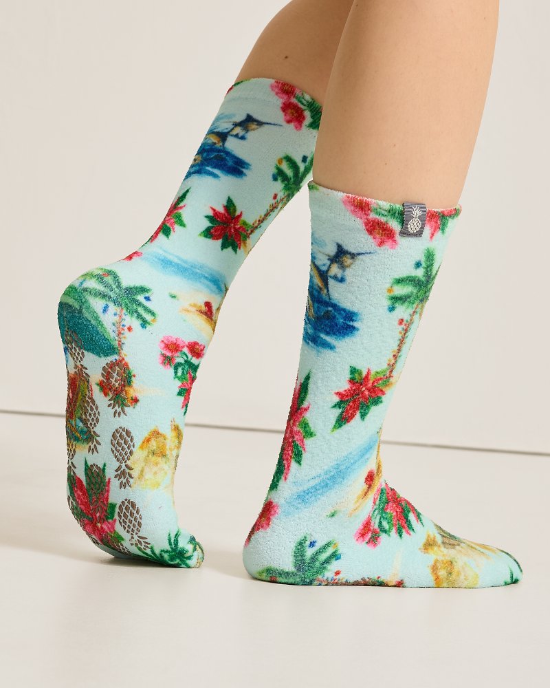 Tommy Bahama Island Soft® Holiday Santa Socks