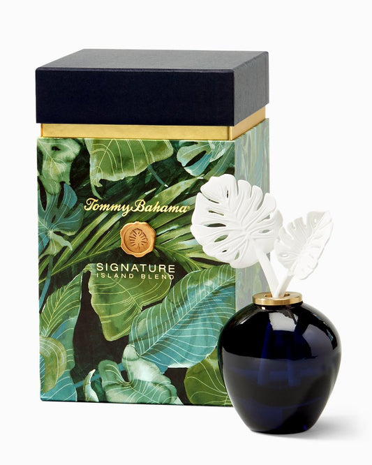 Tommy Bahama Island Blend Villa Fronds Porcelain Leaf Diffuser