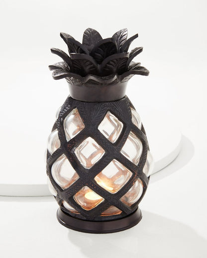 Tommy Bahama Large Glass Pineapple Votive Holder