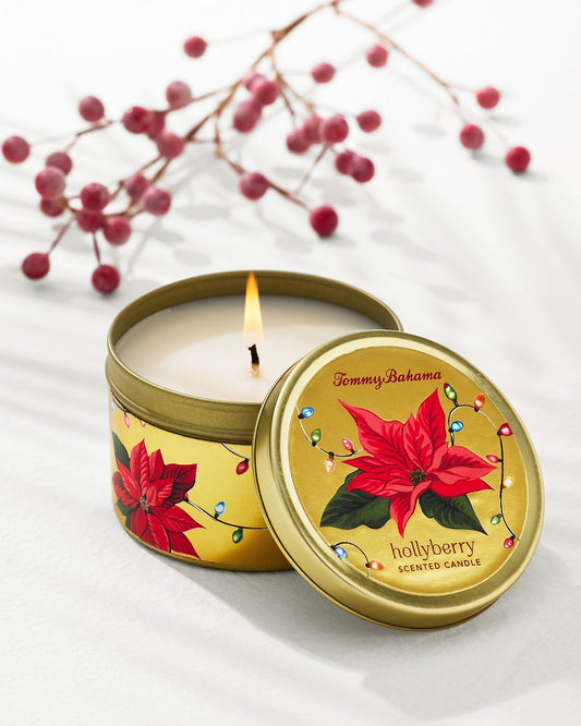 Tommy Bahama Hollyberry 6-oz. Travel Candle Tin
