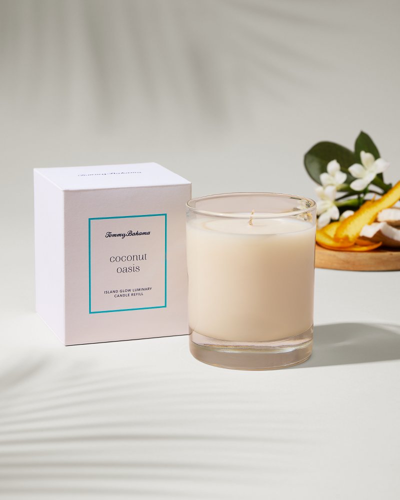 Tommy Bahama Island Glow Luminary Candle Refill - Coconut Oasis
