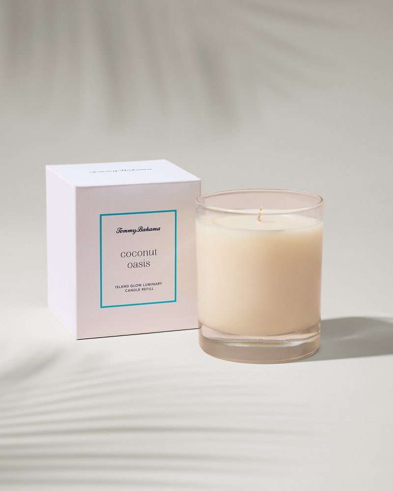 Tommy Bahama Island Glow Luminary Candle Refill - Coconut Oasis
