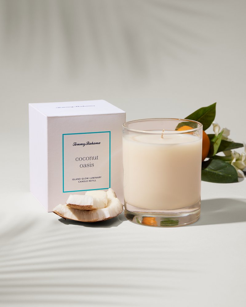 Tommy Bahama Island Glow Luminary Candle Refill - Coconut Oasis