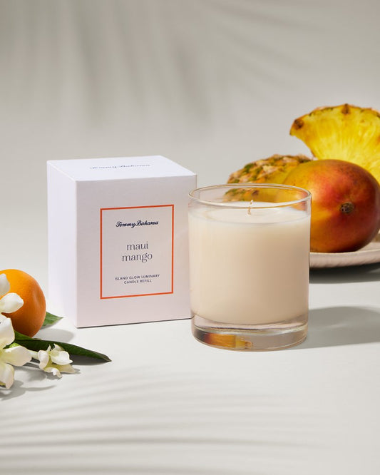 Tommy Bahama Island Glow Luminary Candle Refill - Maui Mango