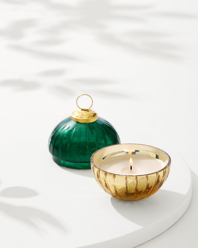 Tommy Bahama Evergreen 3-oz. Etched Ornament Candle