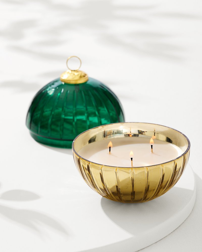 Tommy Bahama Evergreen 8.5-oz. Etched Ornament Candle