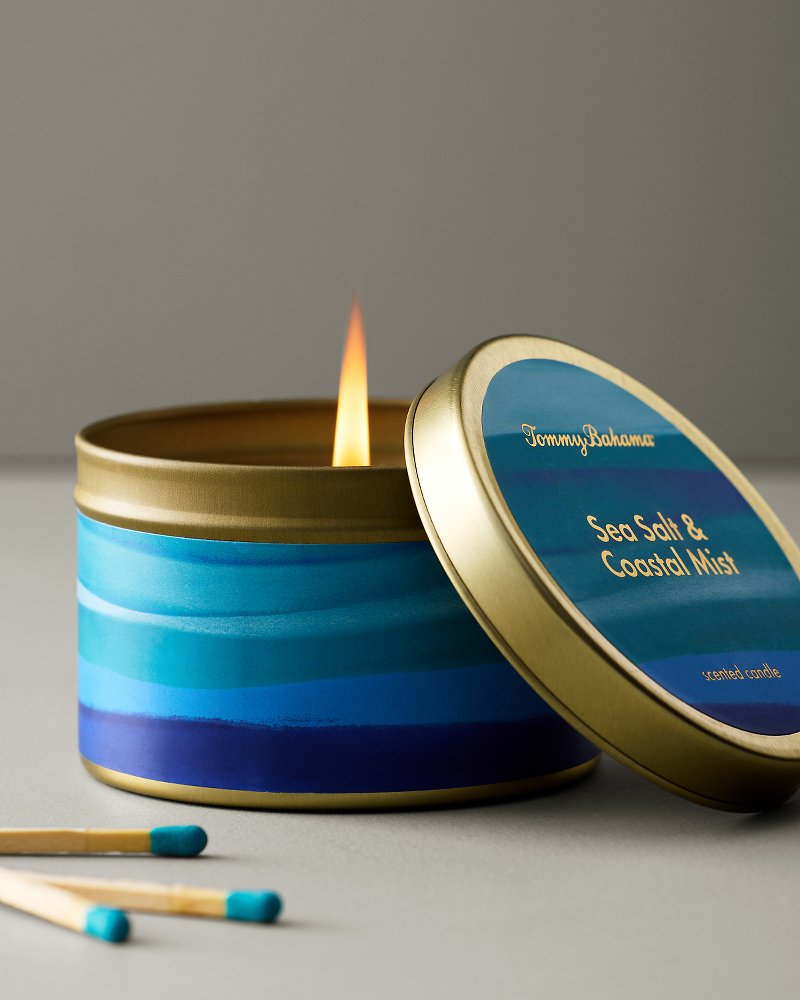 Tommy Bahama Sea Salt and Coastal Mist 6-oz. Tin Candle