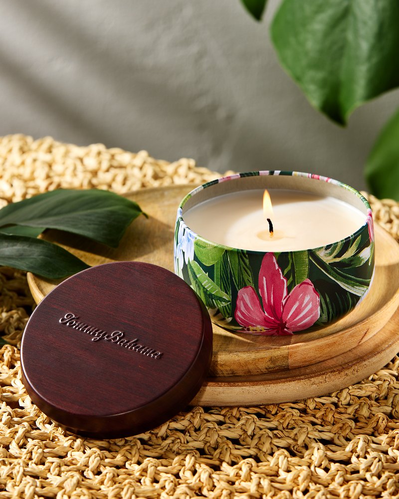 Tommy Bahama Pineapple Cilantro Travel Candle Tin
