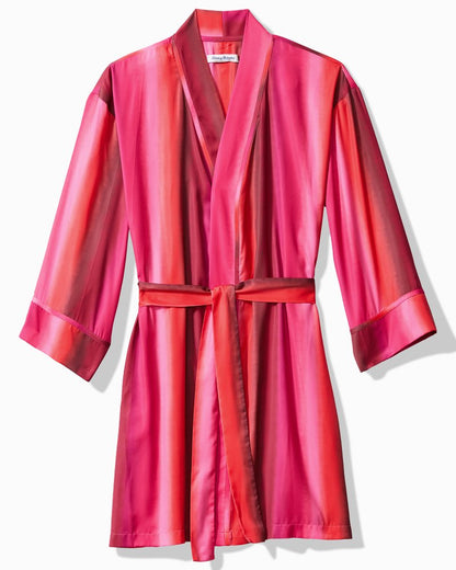 Tommy Bahama Short Satin Robe