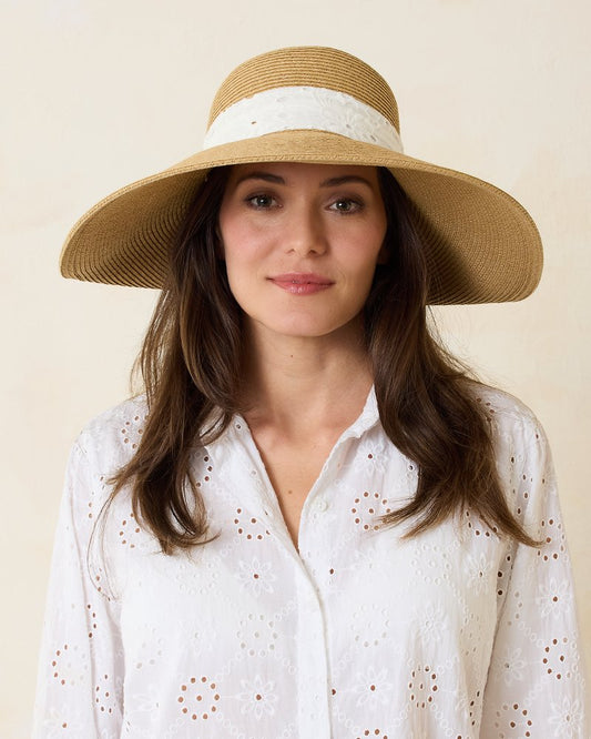 Tommy Bahama Ultra-Braid Bow Sun Hat