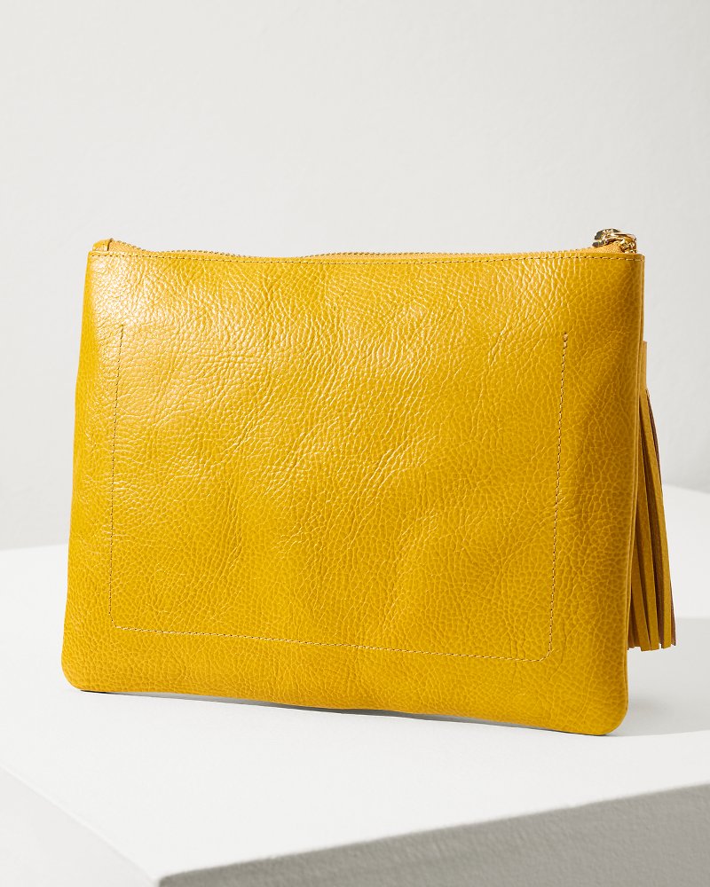 Tommy Bahama Tommy Bahama Perforated Leather Pouch
